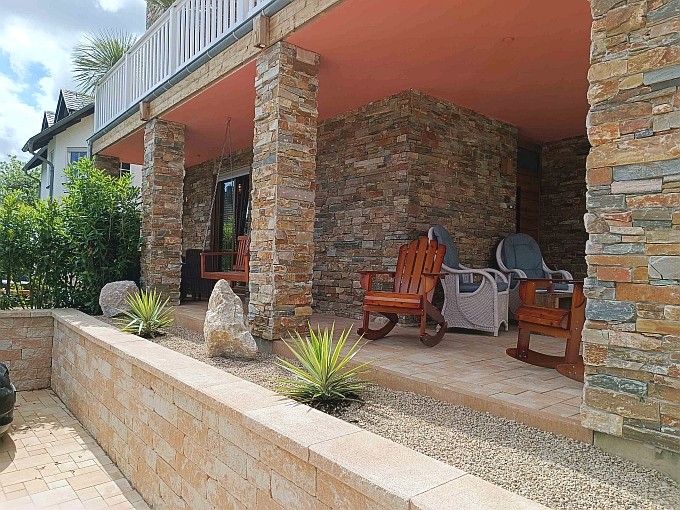 Ferienwohnung Chalet Seenähe - Terrasse