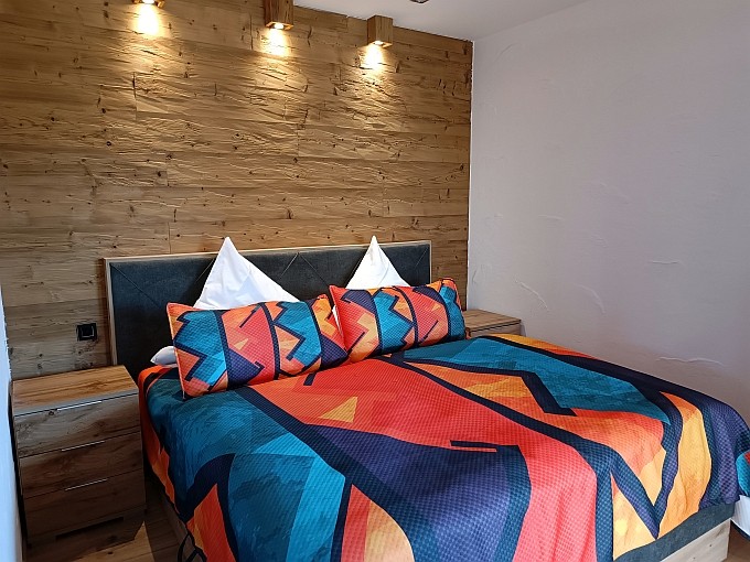 Ferienwohnung Chalet Seenähe - hochwertiges Boxspringbett