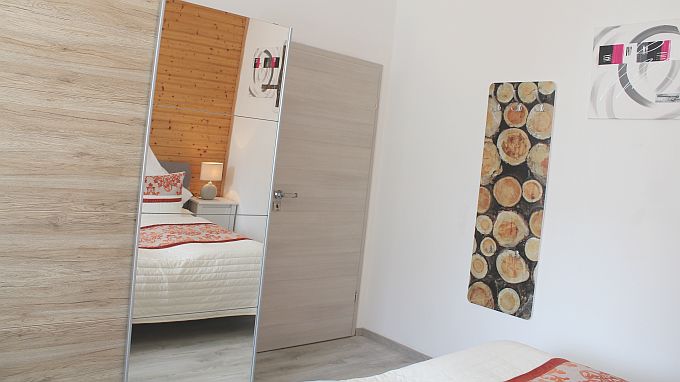 Schlafzimmer Nr. 2 in der 1. Etage