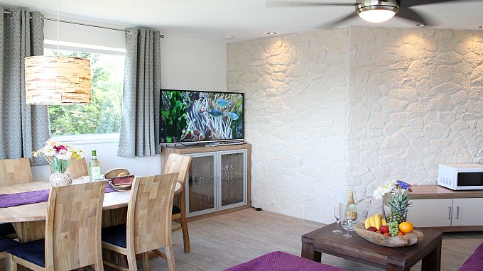 Maarhöhe, Essecke und Deckenventilator