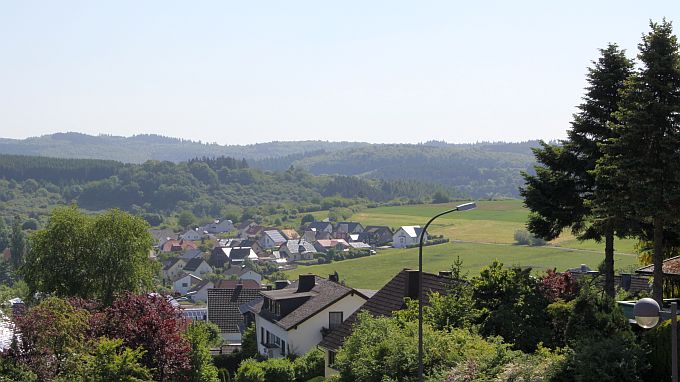 Maarhöhe, Panoramablick aus der Wohnung