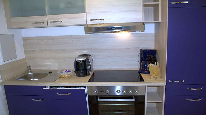 Apartment Seehöhe, Kühlschrank, Gefrierfach