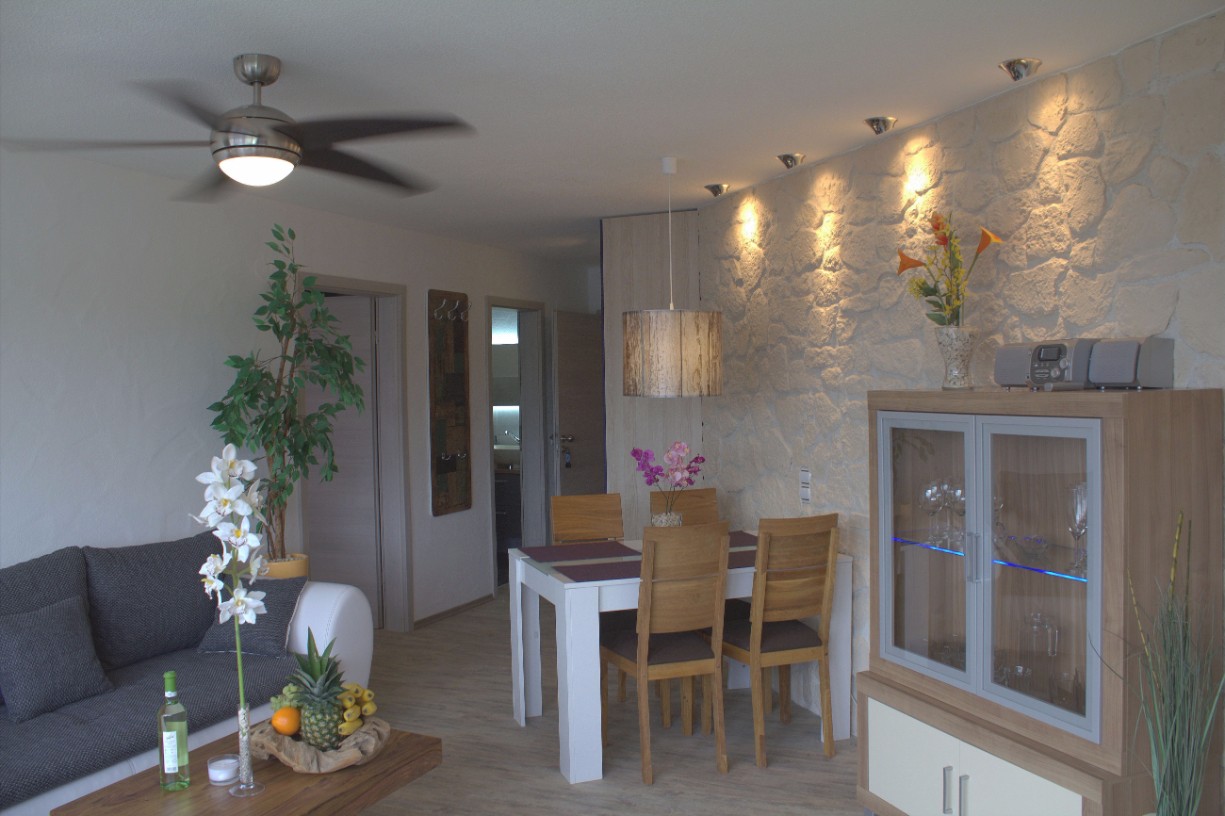 Apartment Seehöhe, mit Deckenventilator