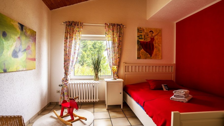 Fewo am Wirschbach, Schlafzimmer Nr. 2 mit 140 cm breitem Bett