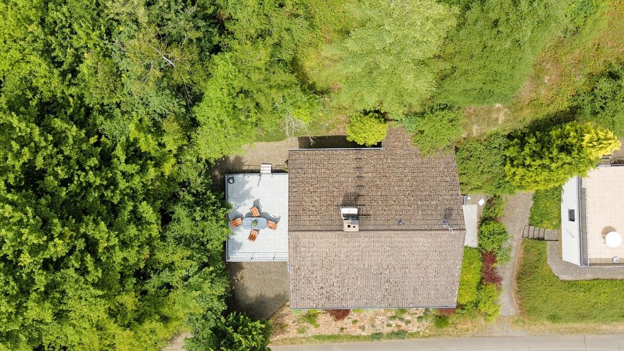 Fewo am Wirschbach, Hochterrassse von oben